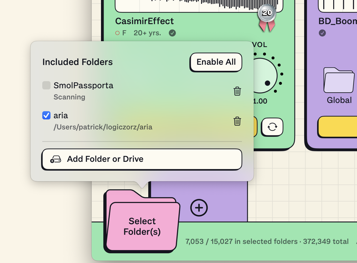 Upcycle screenshot 1 of 7: Folders
